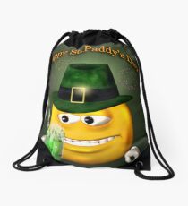 Happy Paddy Day Drawstring Bag