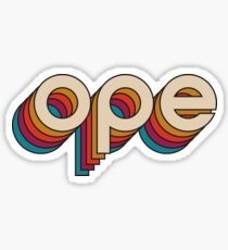 Disco Ope - Tighter Spacing Sticker