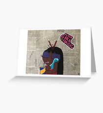 Unbothered. Greeting Card