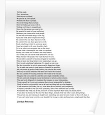 Jordan Peterson Zitate Poster