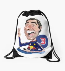 Fast Racer Daniel Ricciardo Drawstring Bag