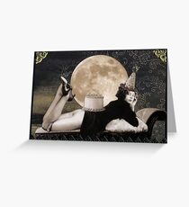 Birthday Moon Greeting Card
