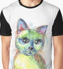 Colorful cat - with all its colors Graphic T-Shirt