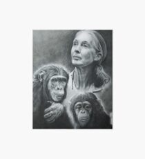 WE ARE FAMILY JANE GOODALL Art Board