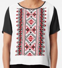 Vyshyvanka / Embroidery Chiffon Top