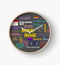 B99 Quotes Clock