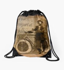 Delivery Boy Drawstring Bag