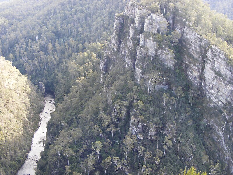 "Alum Cliffs Mole Creek Tasmania" by Gaylene Norton Redbubble