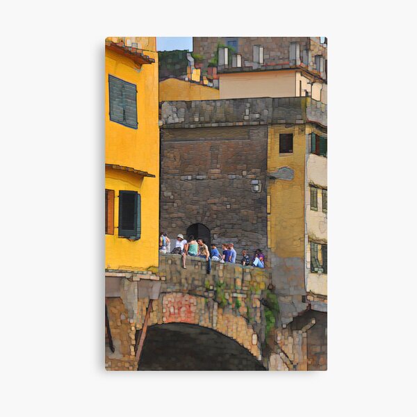 A Bridge across the Arno Canvas Print