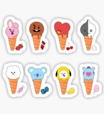 Pegatina BT21 Ice Cream