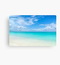 Lienzo Paisaje marino en Grace Bay, Islas Turcas y Caicos