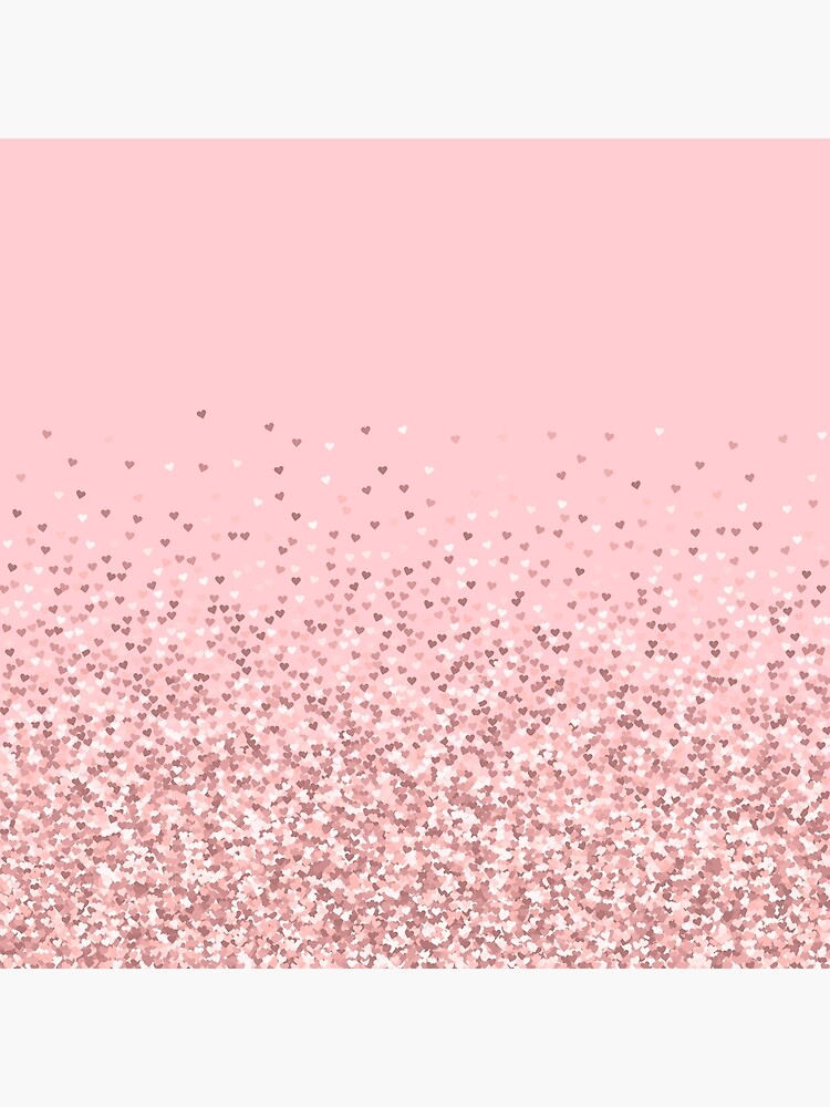 "Blush Pink Ombre Glitter Art" Poster by newburyboutique Redbubble