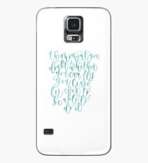 Peter Pan Quote Case/Skin for Samsung Galaxy