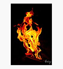 Burned Photographic Print