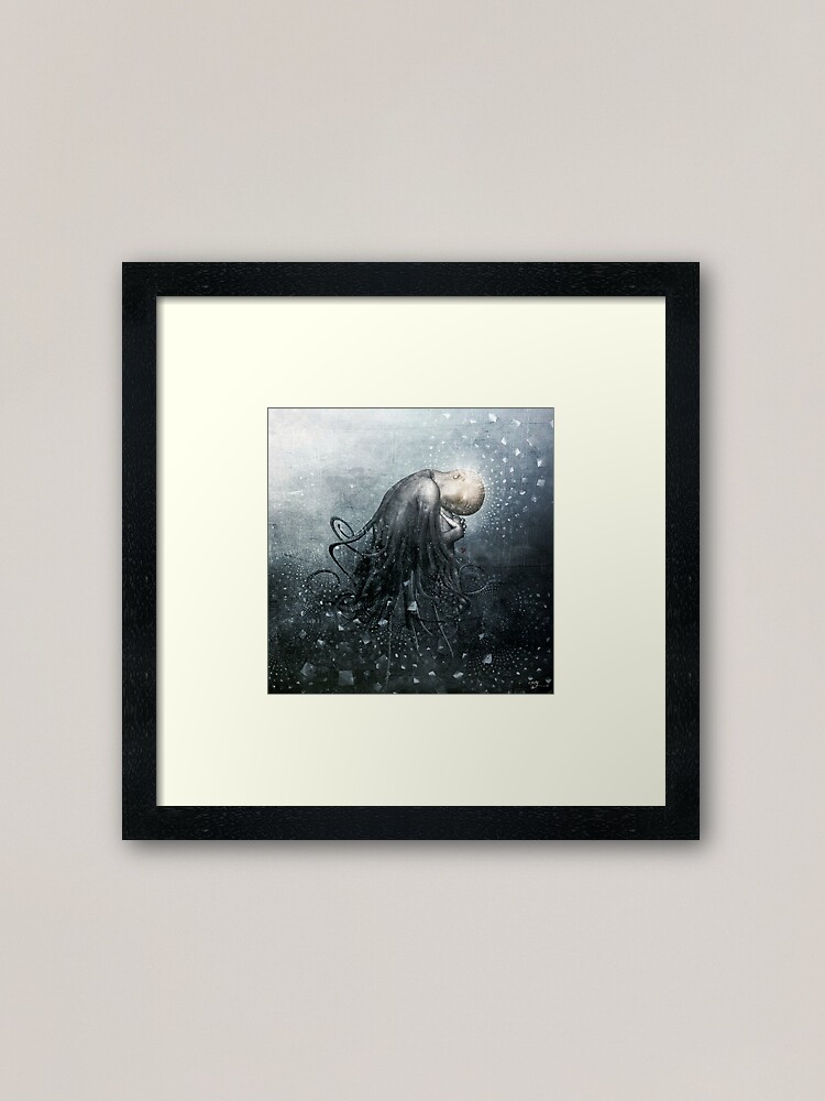 Alternate view of Blue Valentine Dreams Framed Art Print