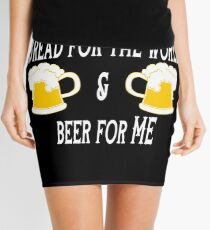 Funny Beer Saying Mini Skirt