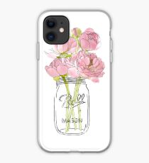 Flowers in Mason Jar iPhone Case