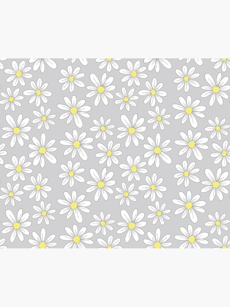 simple daisies on gray by swoldham