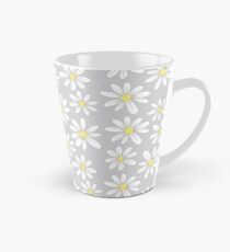 simple daisies on gray Tall Mug