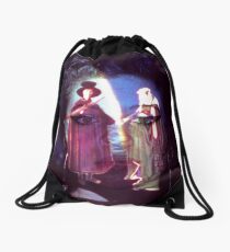 ancient daze Drawstring Bag