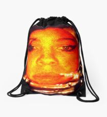orange peel daze Drawstring Bag