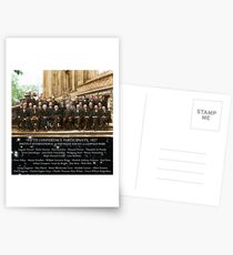 1927 Solvay Conference (spacetime bg), posters, prints Postcards