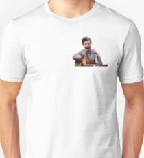 Camiseta unisex Jake Peralta gritando con la guitarra