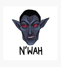 New N'wah #dark Photographic Print