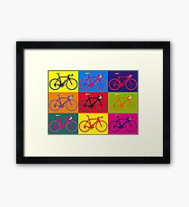 Bike Andy Warhol Pop Art Framed Print