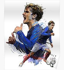 Antoine Griezmann Football Player Poster