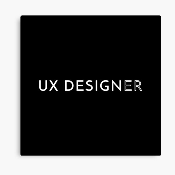 UX Designer Canvas Print