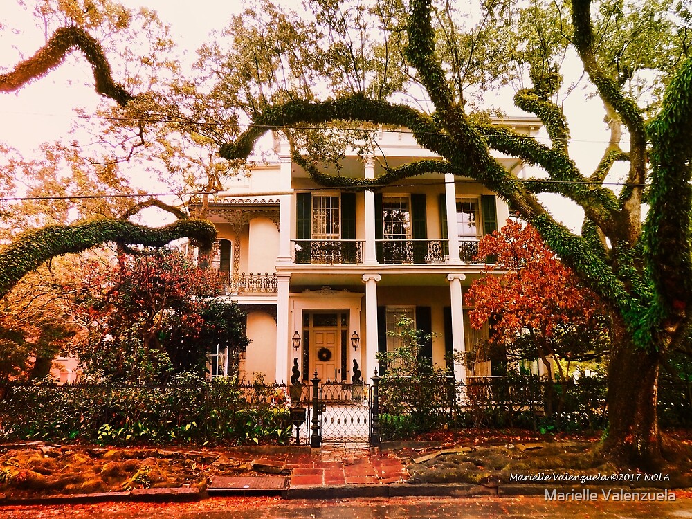 Anne Rice House In New Orleans Winter By Marielle Valenzuela Redbubble