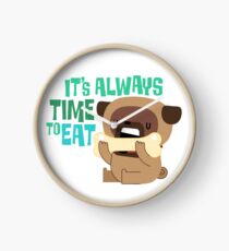 Hug a Pug Clock