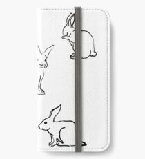 Häschen iPhone Flip-Case/Hülle/Skin