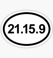 21-15-9 CrossFit Sticker