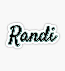 Randi Name Sticker