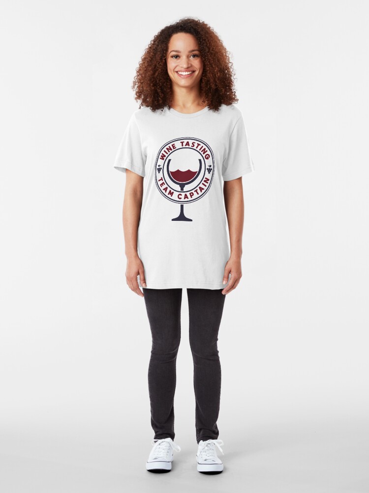 Alternative Ansicht von Wine Tasting Team Captain - Funny Wine Quote Gift Slim Fit T-Shirt