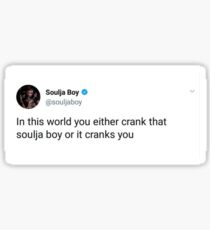 Soulja Boy Tweet Sticker