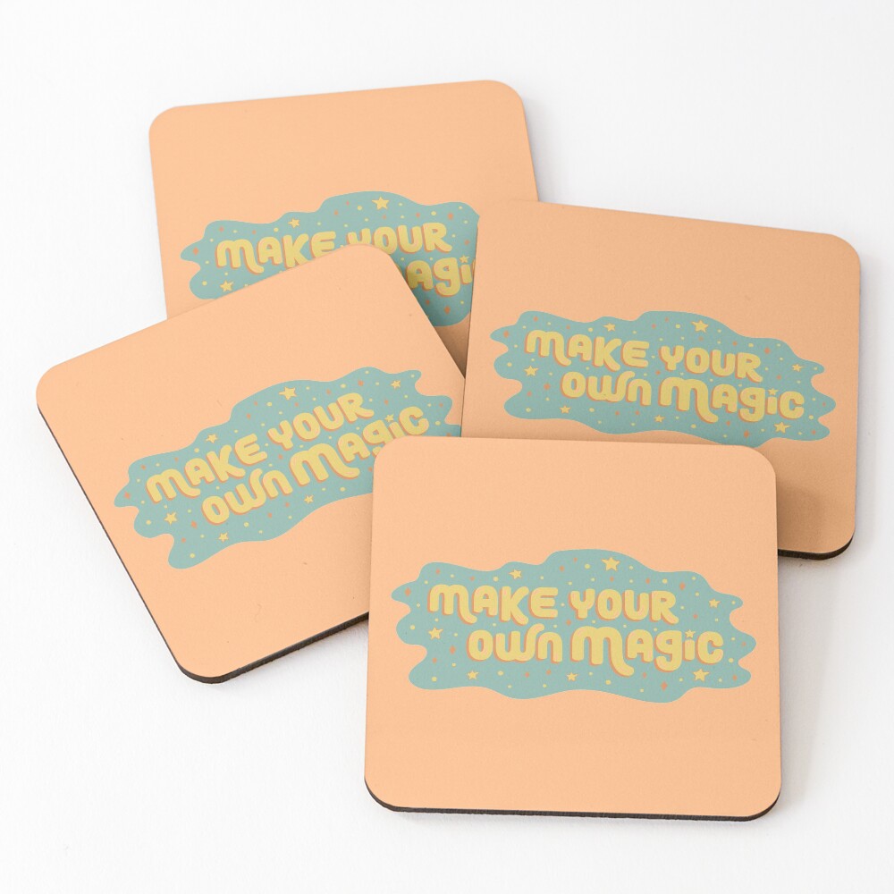 Make Your Own Magic Coasters (Set of 4)