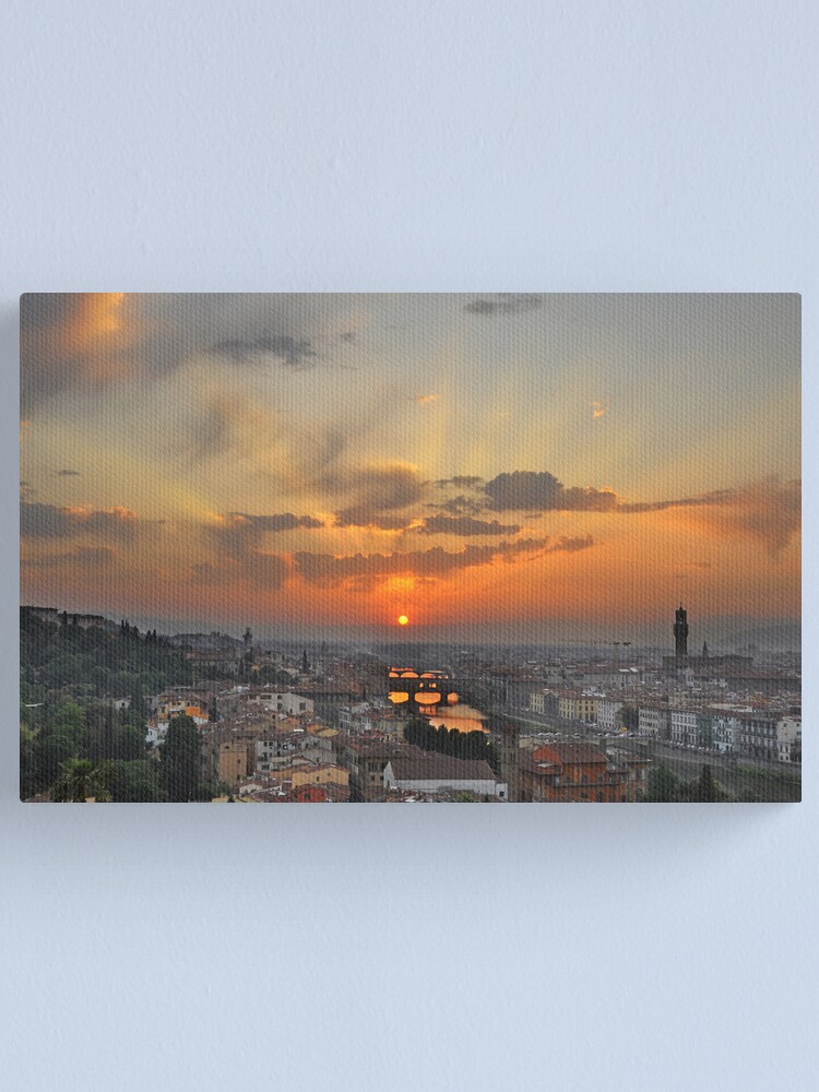 Alternate view of Florence Sunset Canvas Print