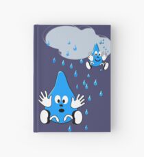 Regen ,regen, Raindrops Hardcover Journal