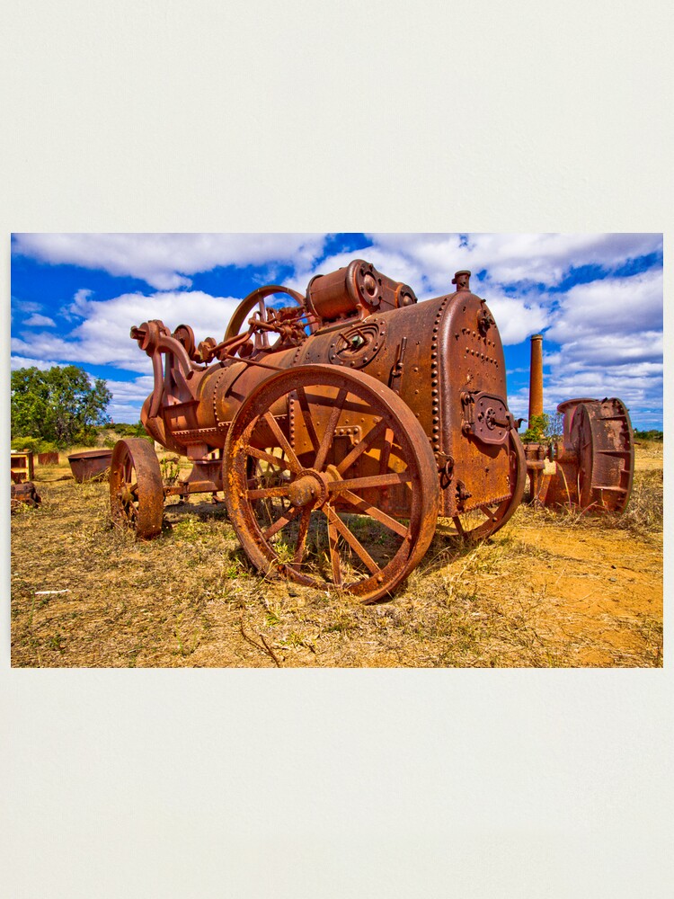 Alternate view of Rusty Steam Photographic Print