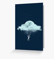 THROUGH THE CLOUDS Greeting Card