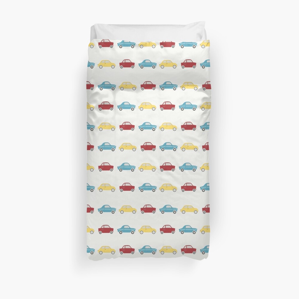 Mini Cars Duvet Cover