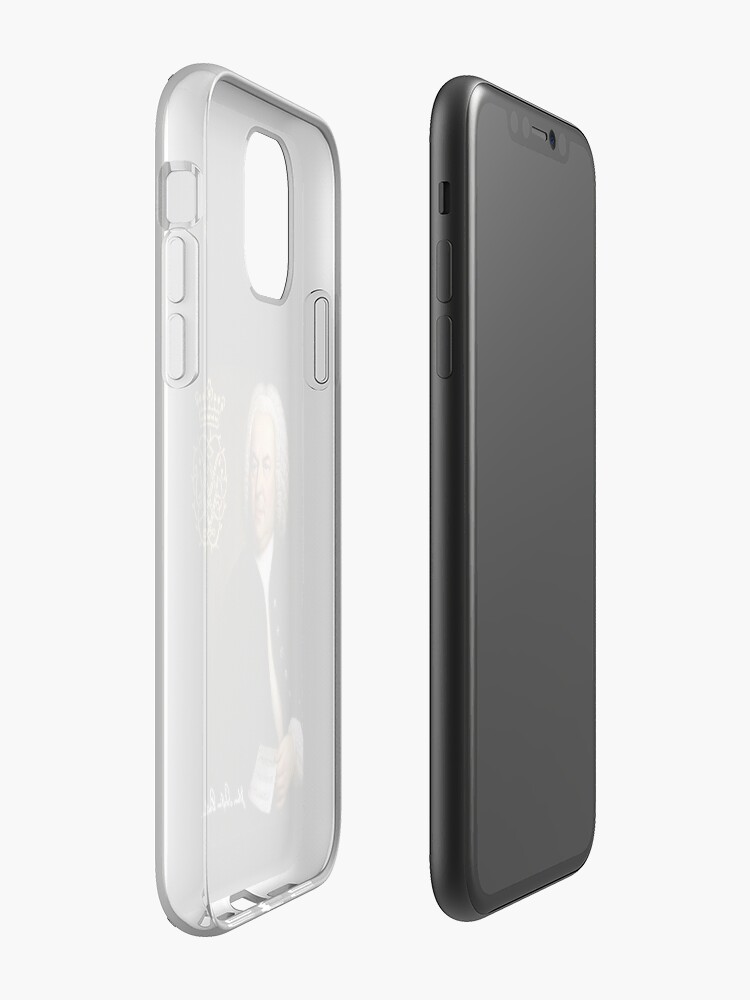 Alternate view of Bach with his Monogram iPhone Case & Cover