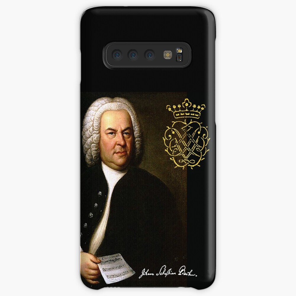 Bach with his Monogram Case & Skin for Samsung Galaxy