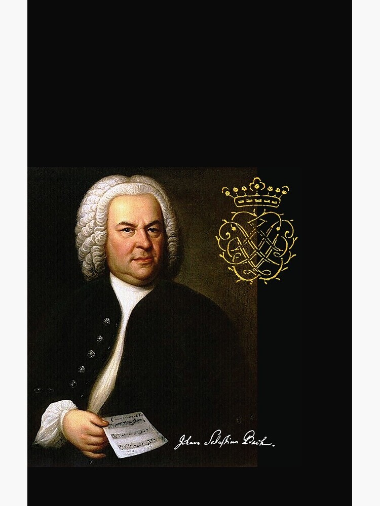 Bach with his Monogram by edsimoneit