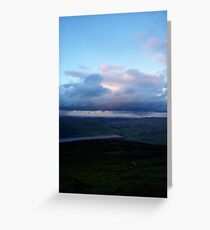 As The Dark Rolls In Greeting Card