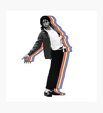 Michael Jackson Layered Photographic Print