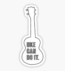 Pegatina Etiqueta engomada del ukelele